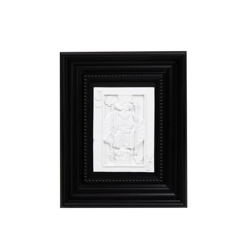 Obraz SHP JACK biały / czarna rama