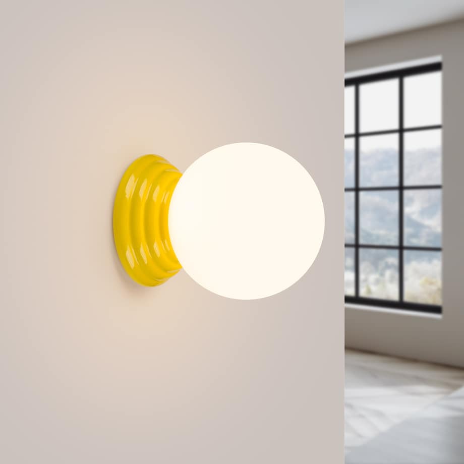 Kinkiet ZORI żółty IP44