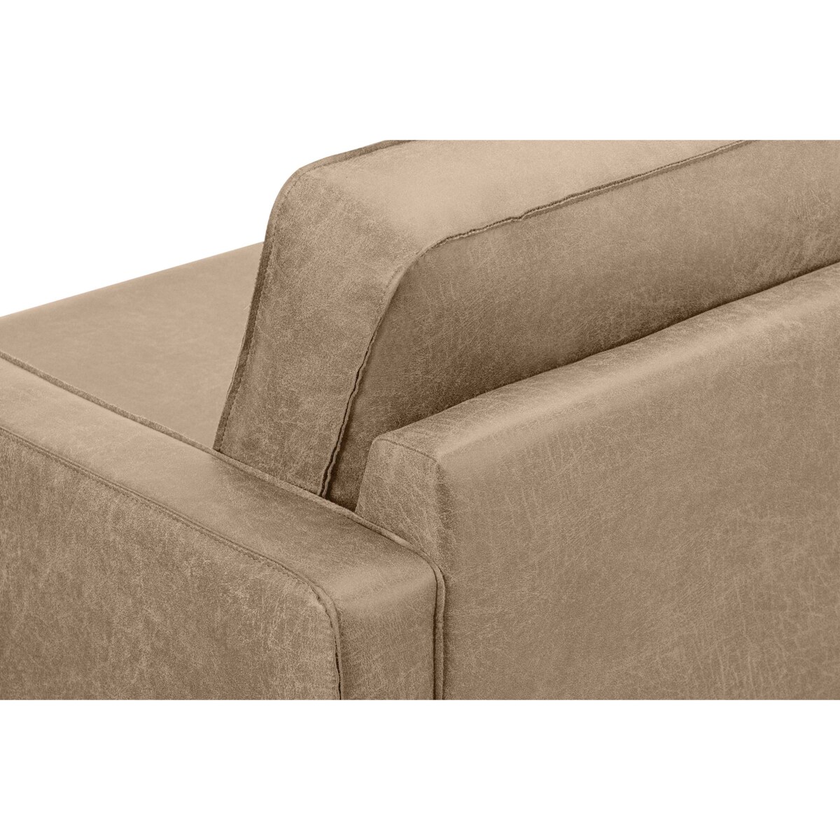 KONSIMO INVIA Sofa w stylu loftowym, 3-osobowa, kolor beżowy