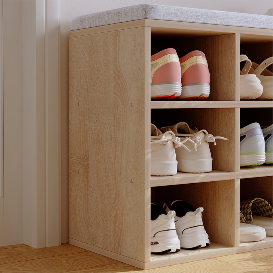 Szafka na buty z siedziskiem loft sonoma ławka przedpokój z szufladą 100 cm