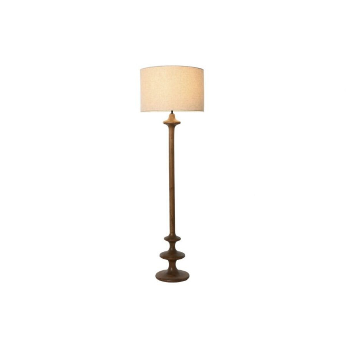 Lampa podłogowa 166x50 cm z drewna mango ANABELLA