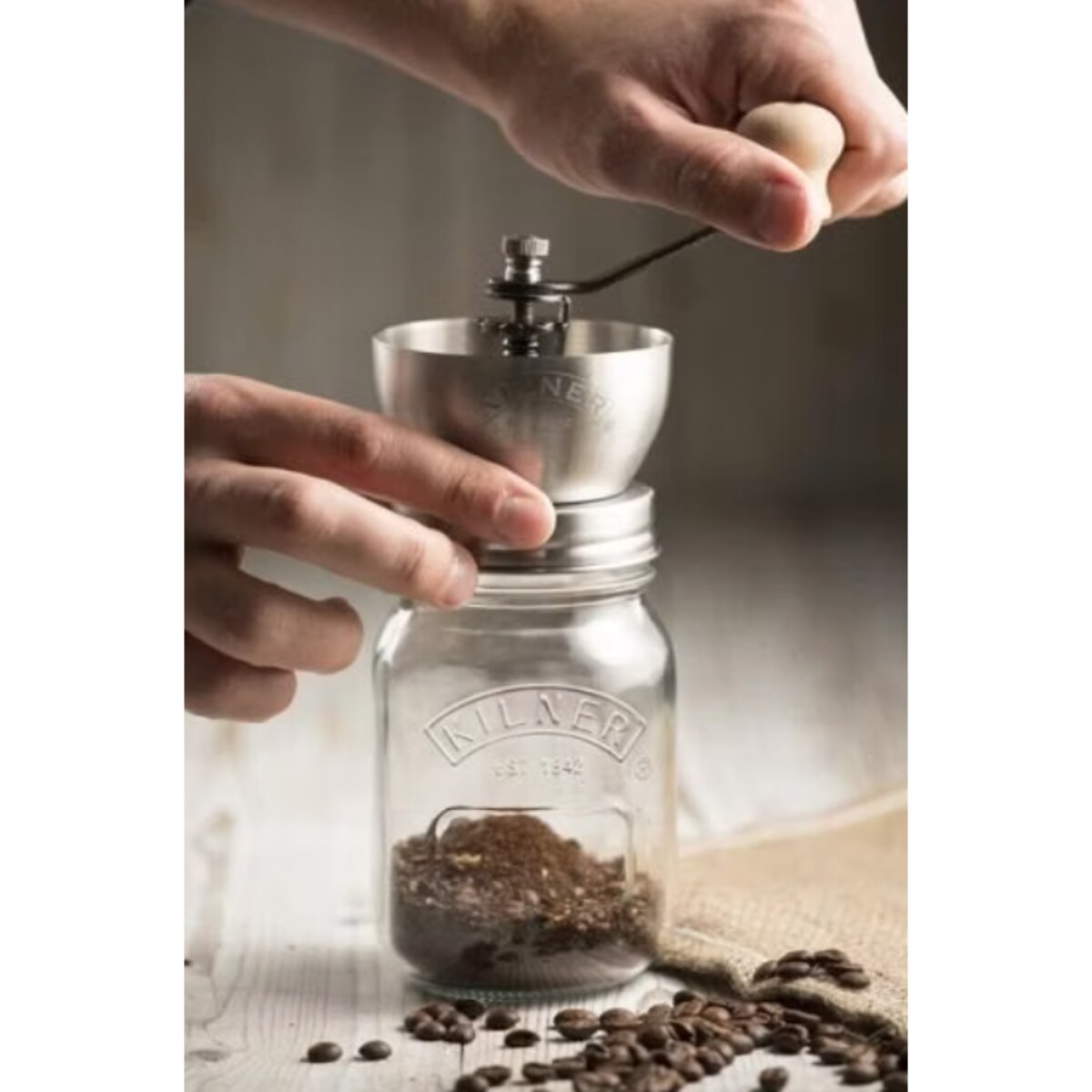 Młynek do kawy Traditional, 500 ml, Kilner