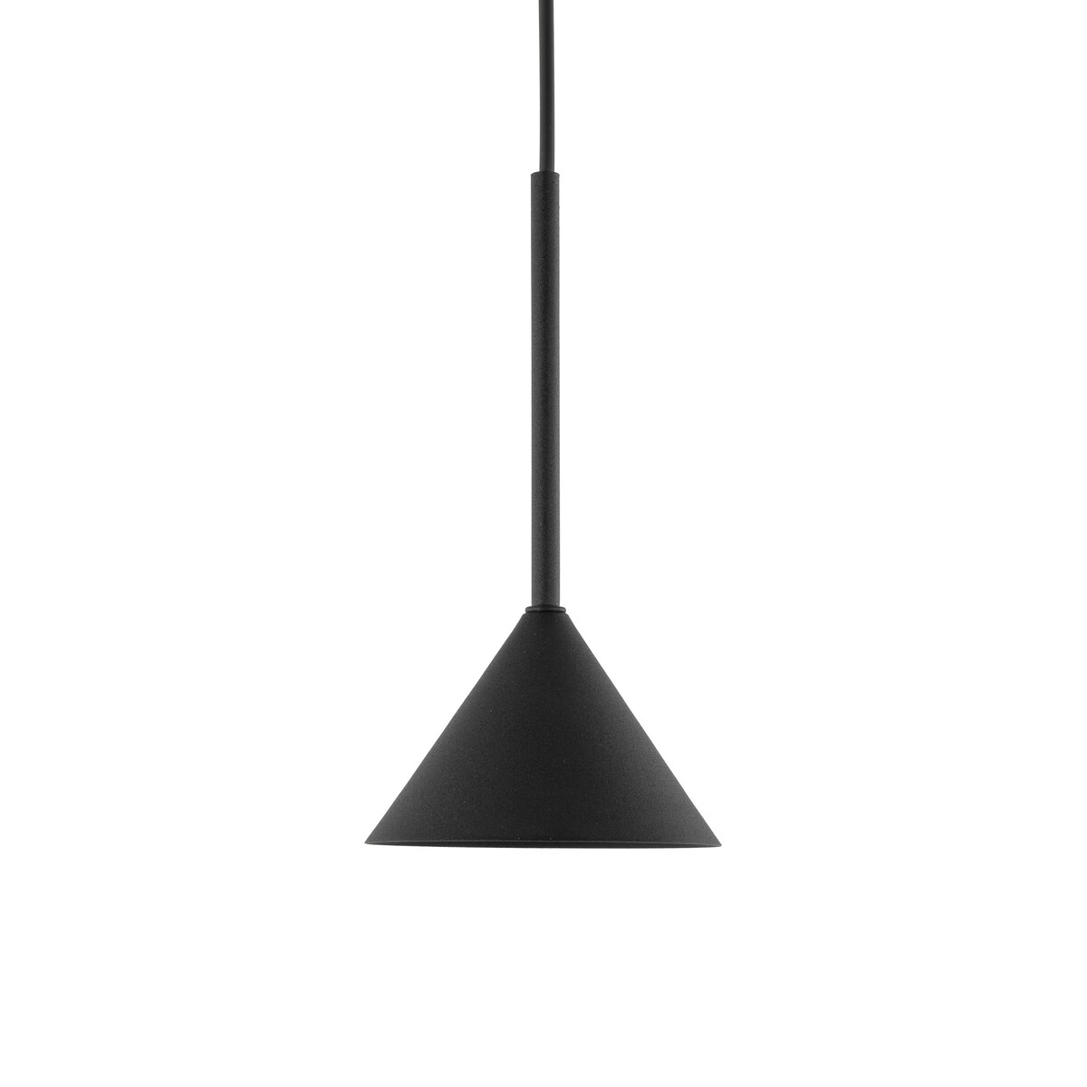 Lampa wisząca czarna CONO BLACK MINI 10304 TK Lighting GU10 metalowa minimalistyczna regulowana do salonu kuchni jadalni