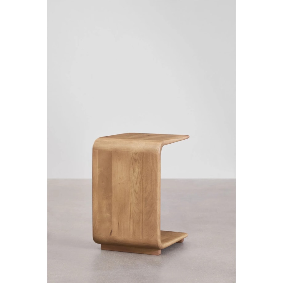 Stolik pomocniczy z drewna mango, 35x40 cm Tinsley, naturalny