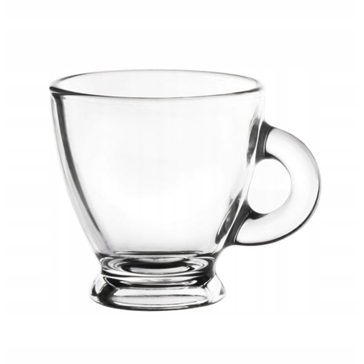Filiżanka do Kawy Espresso Herbaty 85 ml z Uchwytem Szklana Bezbarwna
