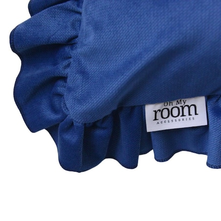 Poszewka Pościel Na Poduszkę Jasiek Z Falbanką 40X40 Granat