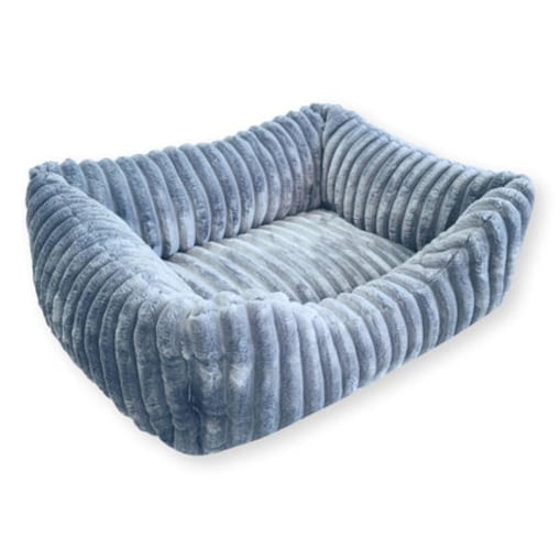 Pluszowe legowisko dla psa BELLA, 90x70 cm, Grafit