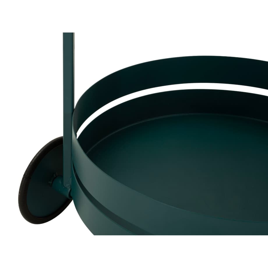 Wózek barowy Saturn Bar Dove, 40 x 49,5 x 61 cm, barek na kółkach, morski, metal, styl nowoczesny, Mauro Ferretti