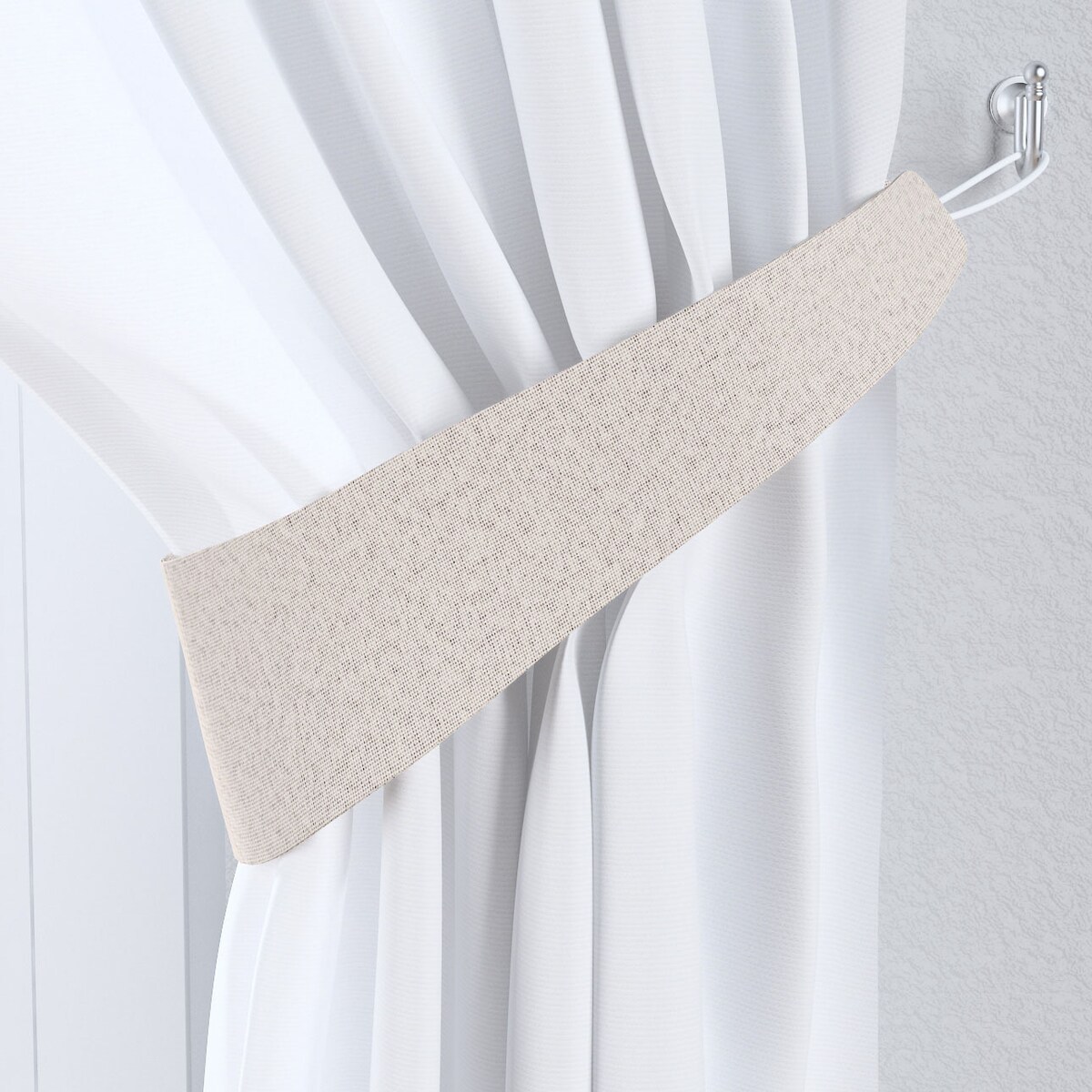 Podwiązka Victoria, beżowy, 12 x 70 cm, Blackout Soft