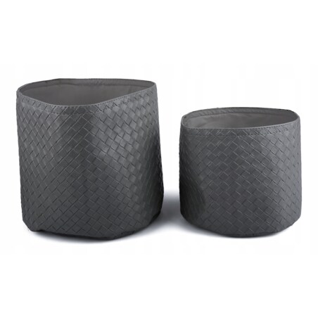 ORGANIZER eko-skóra, szary komplet