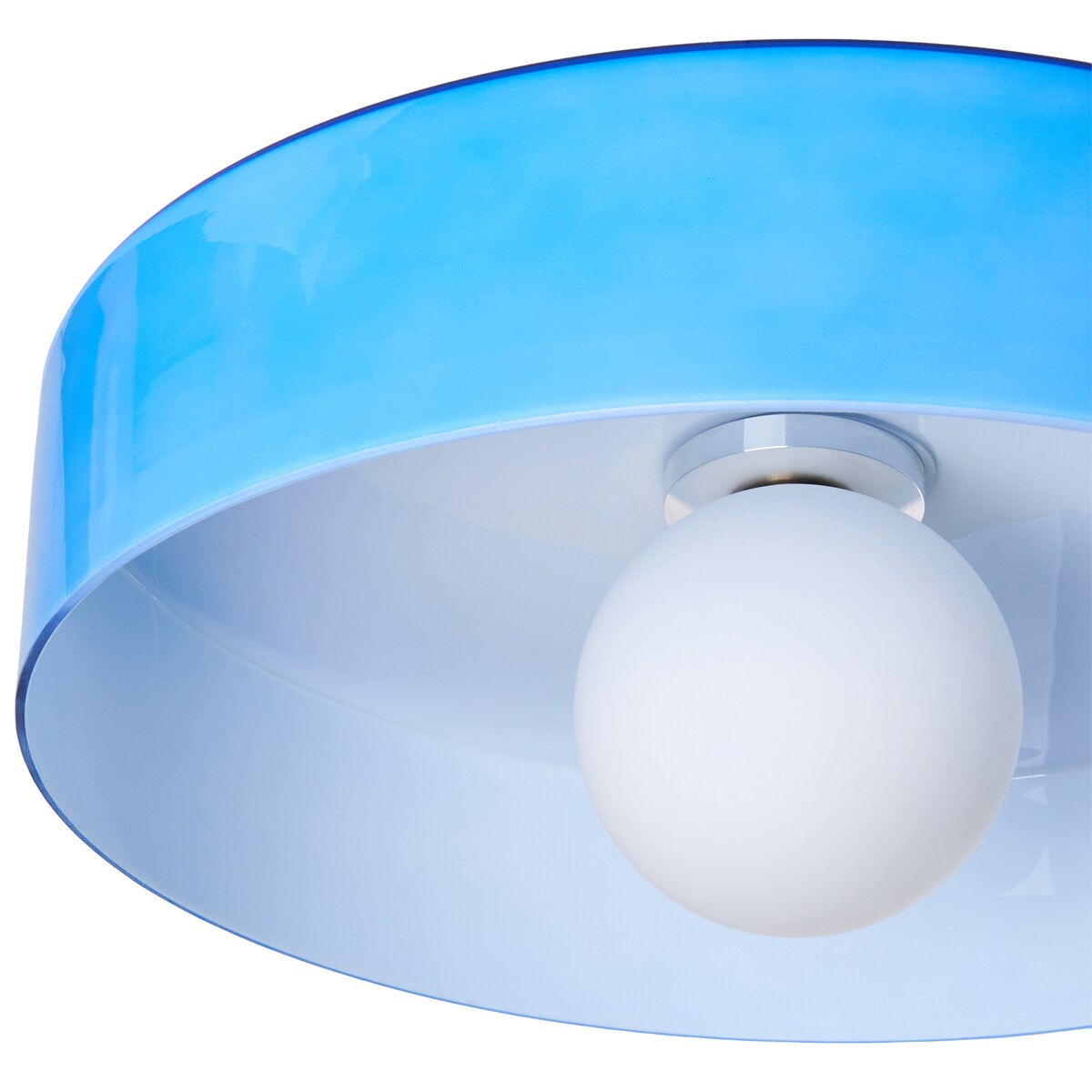 Lampa sufitowa LUGUSE Szkło Niebieski