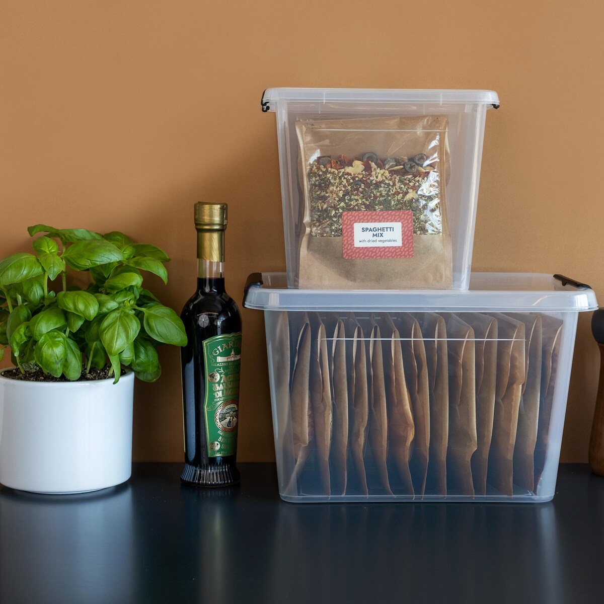 Pojemnik Plastikowy Pudełko Z Pokrywą Pudło Box Do Przechowywania 8L