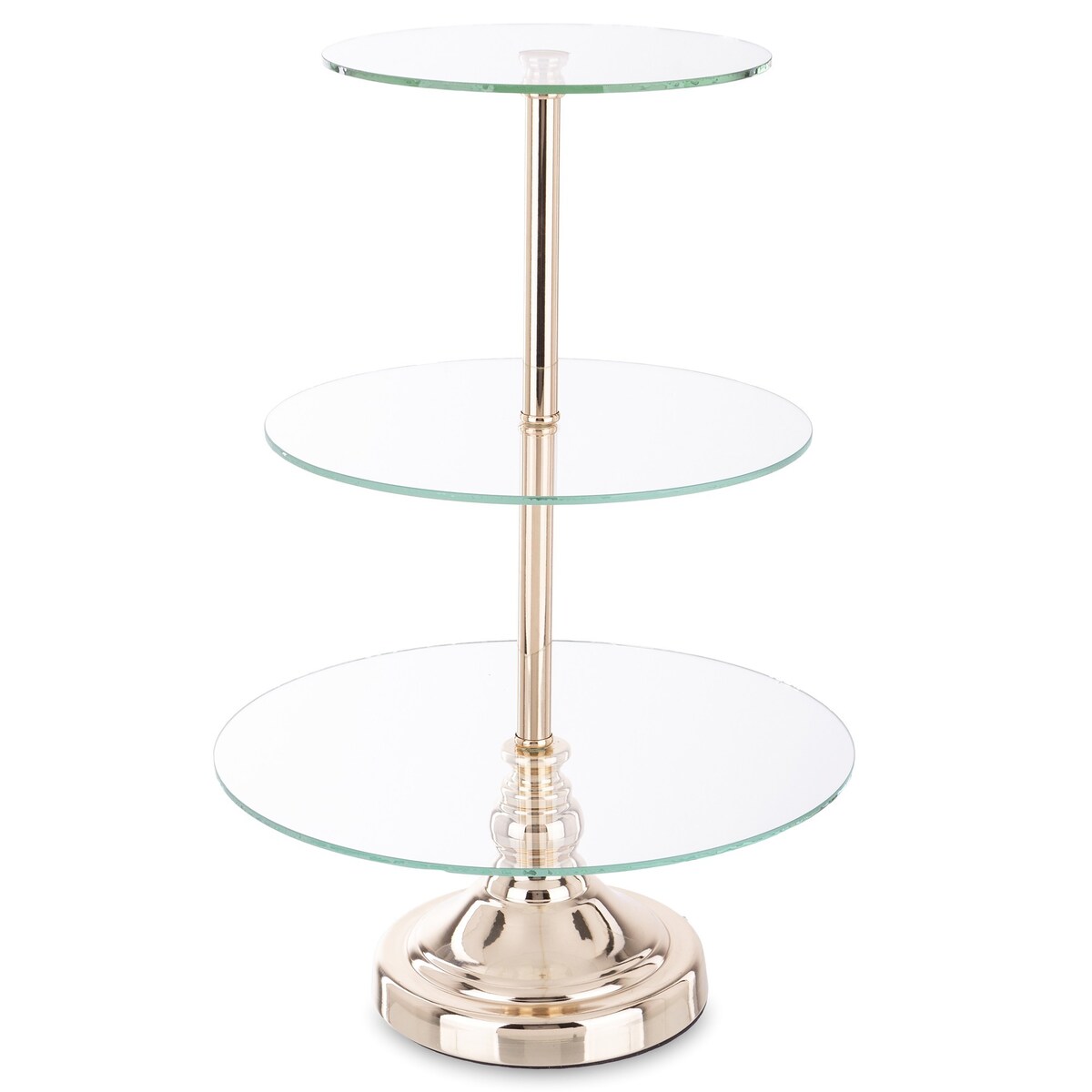 Patera szklana 3-poziomy 45x30x30 cm