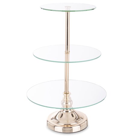 Patera szklana 3-poziomy 45x30x30 cm