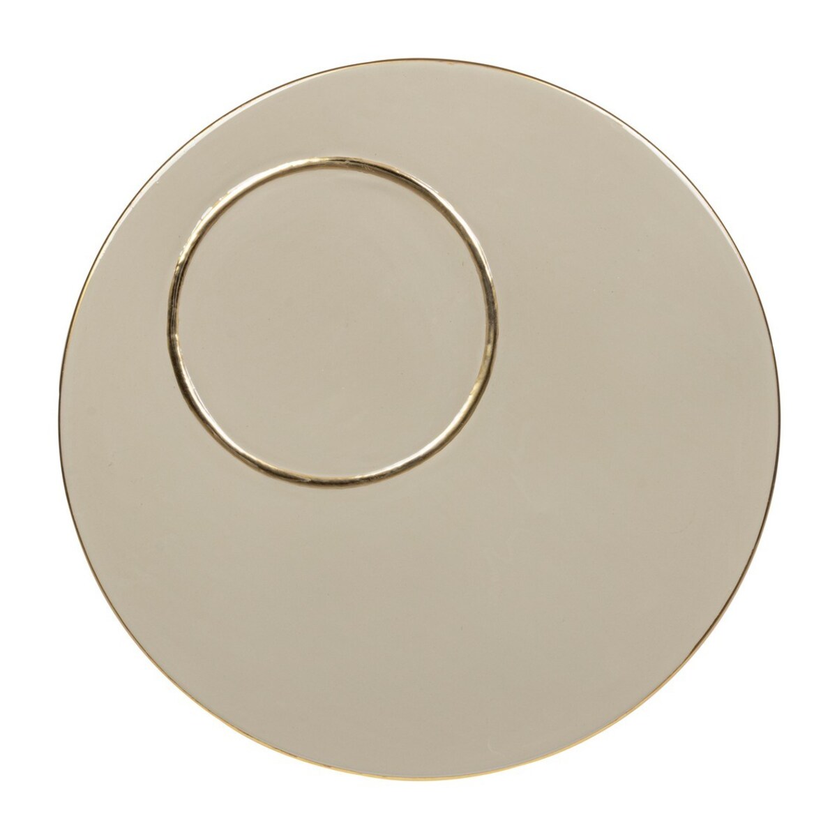 BIZZOTTO stolik kawowy KESAR beżowy / złoty