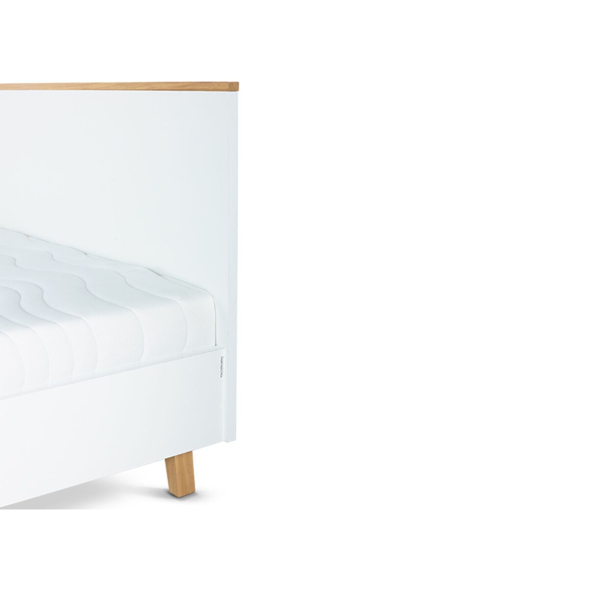 KONSIMO FRISK Łóżko pojedyncze w stylu skandynawskim 90x200