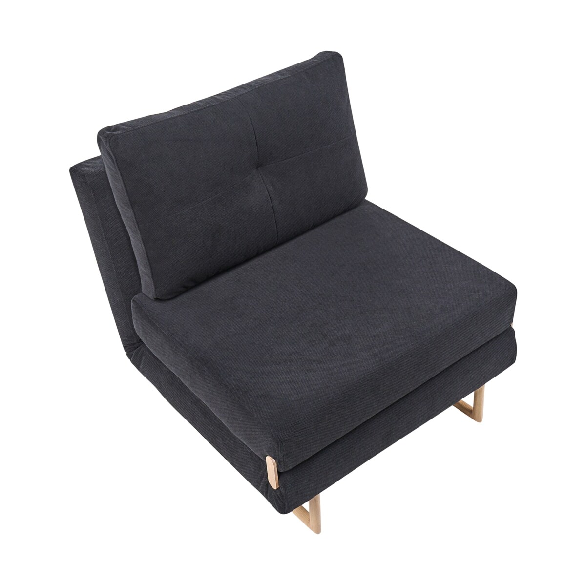 Sofa rozkładana jednoosobowa JERSLEV Czarny