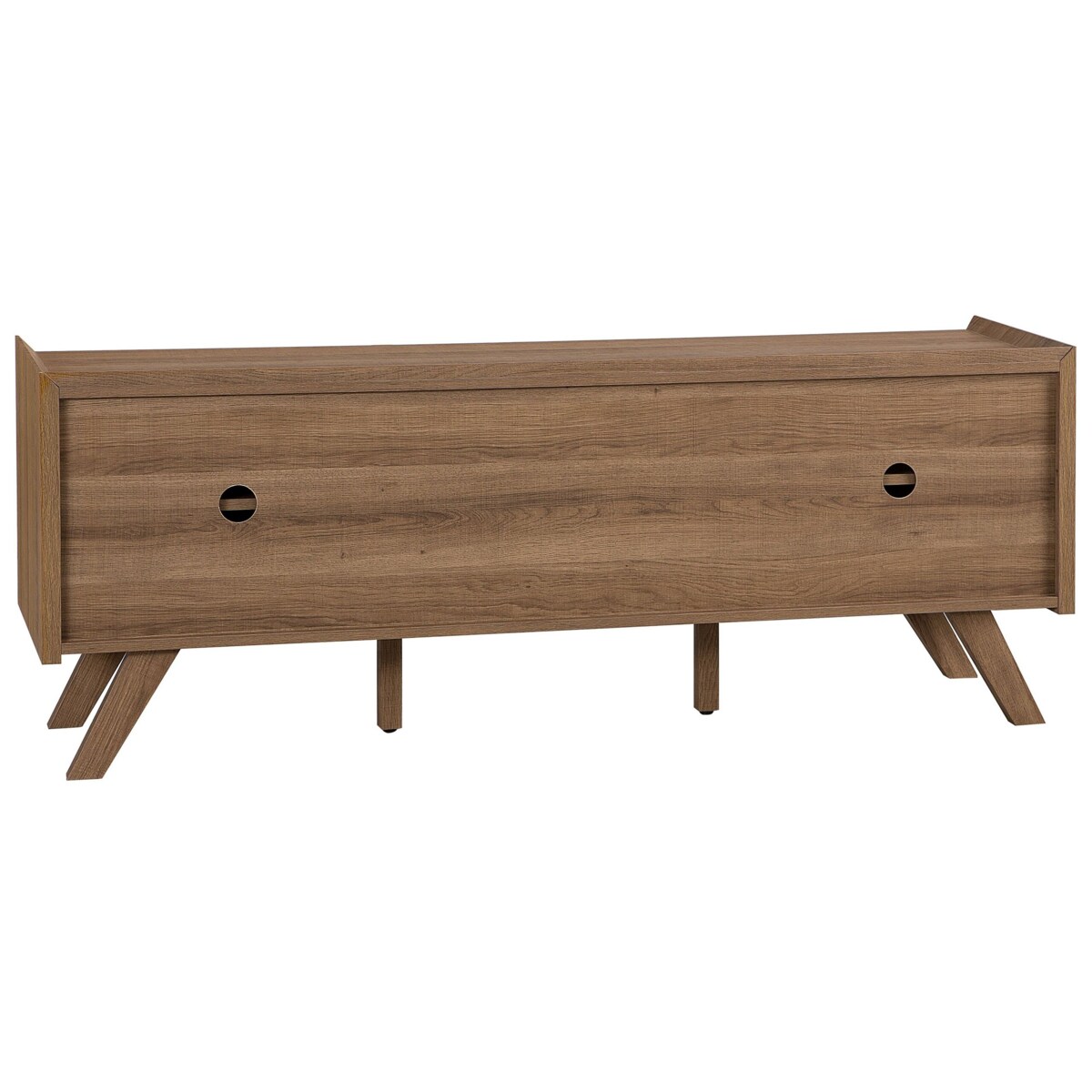 Szafka RTV jasne drewno z białym ACTON