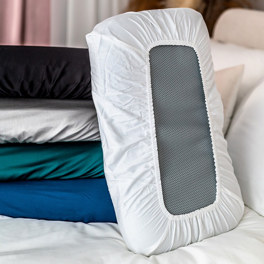 Poszewka uniwersalna na poduszkę piankową BIAŁA z gumką PAN MATERAC