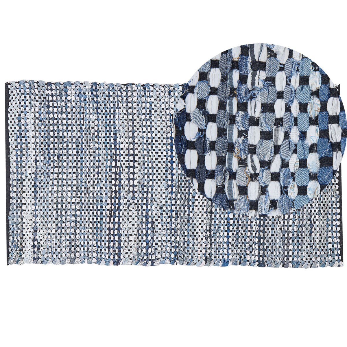 Dywan bawełniany 80 x 150 cm wielokolorowy ALANYA