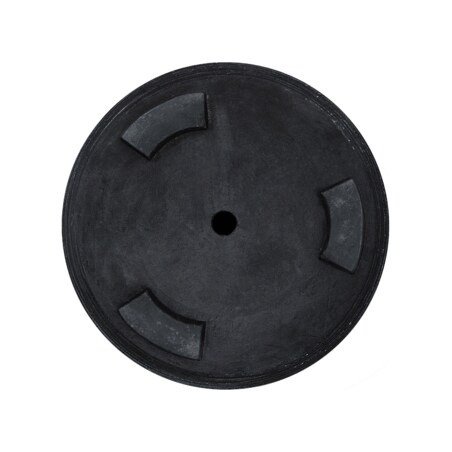 Doniczka 26 x 26 x 25 cm czarna SAMOS