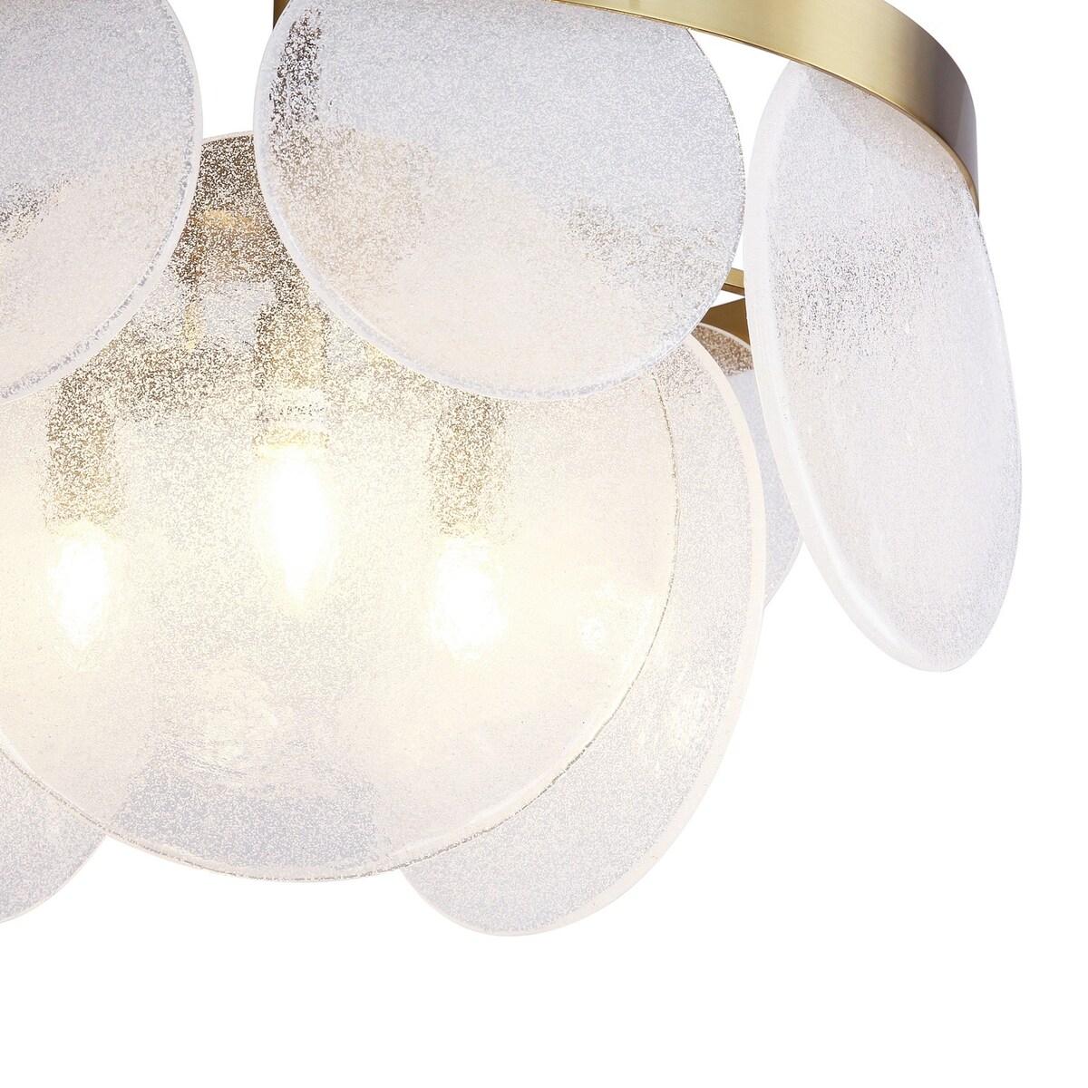 Lampa wisząca AURORA mosiądz 60 cm