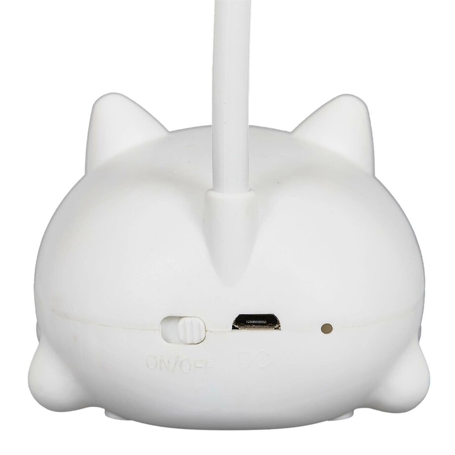 Lampka LED dla dzieci 21x8,5x11 cm KITTY biała