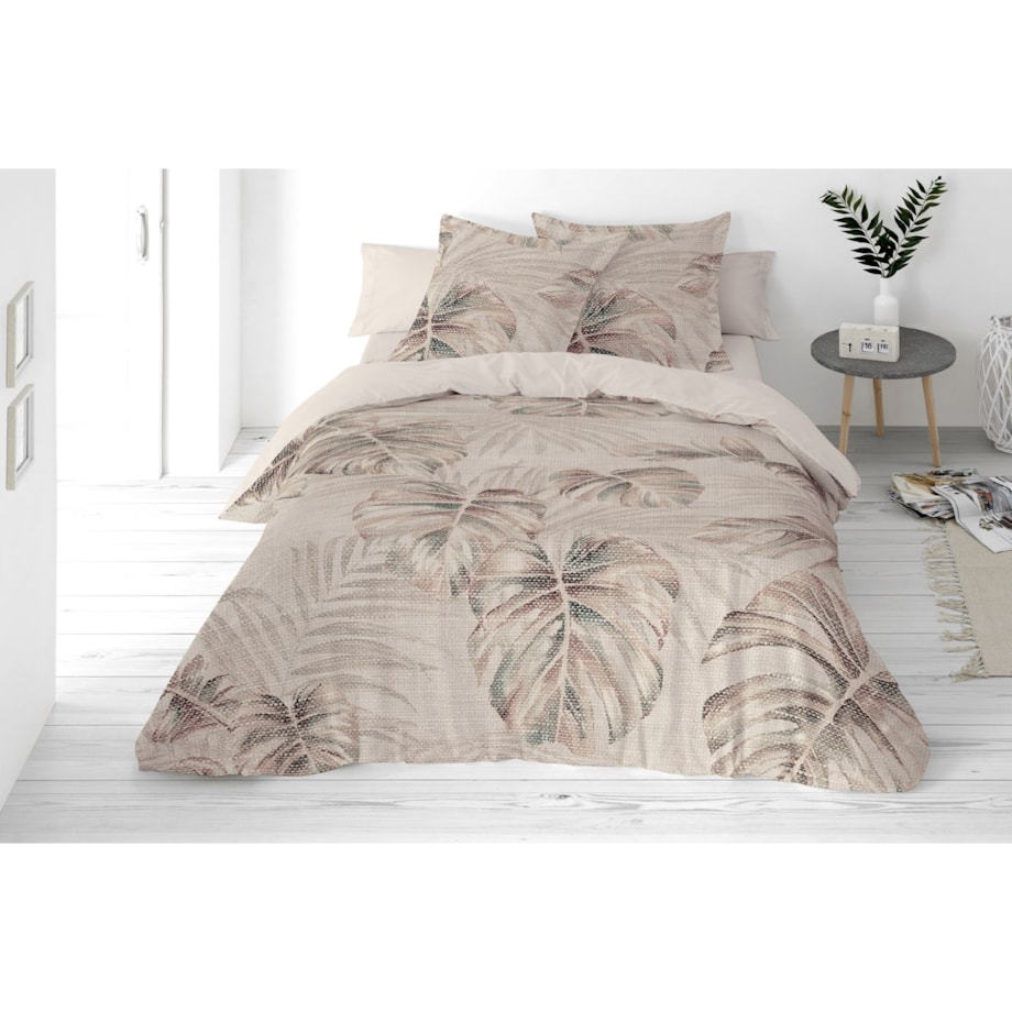 Pościel lniana LINEN druk(220x200+30-1,70x80+20-2)