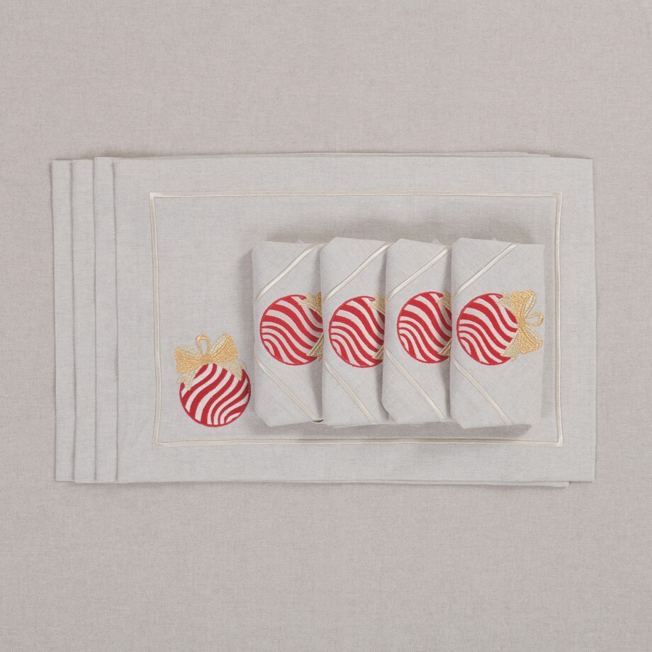 Serwetki Christmas Bauble Mirha - 6 sztuk