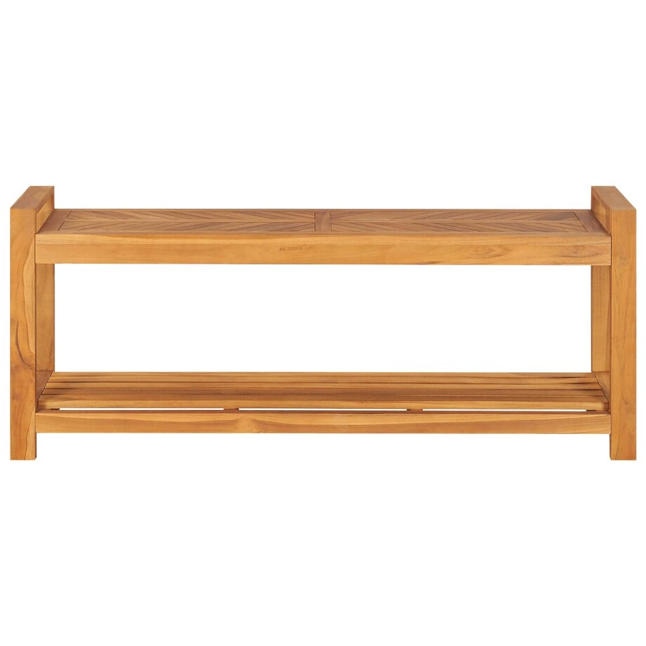 vidaXL Ławka, 120 cm, lite drewno tekowe