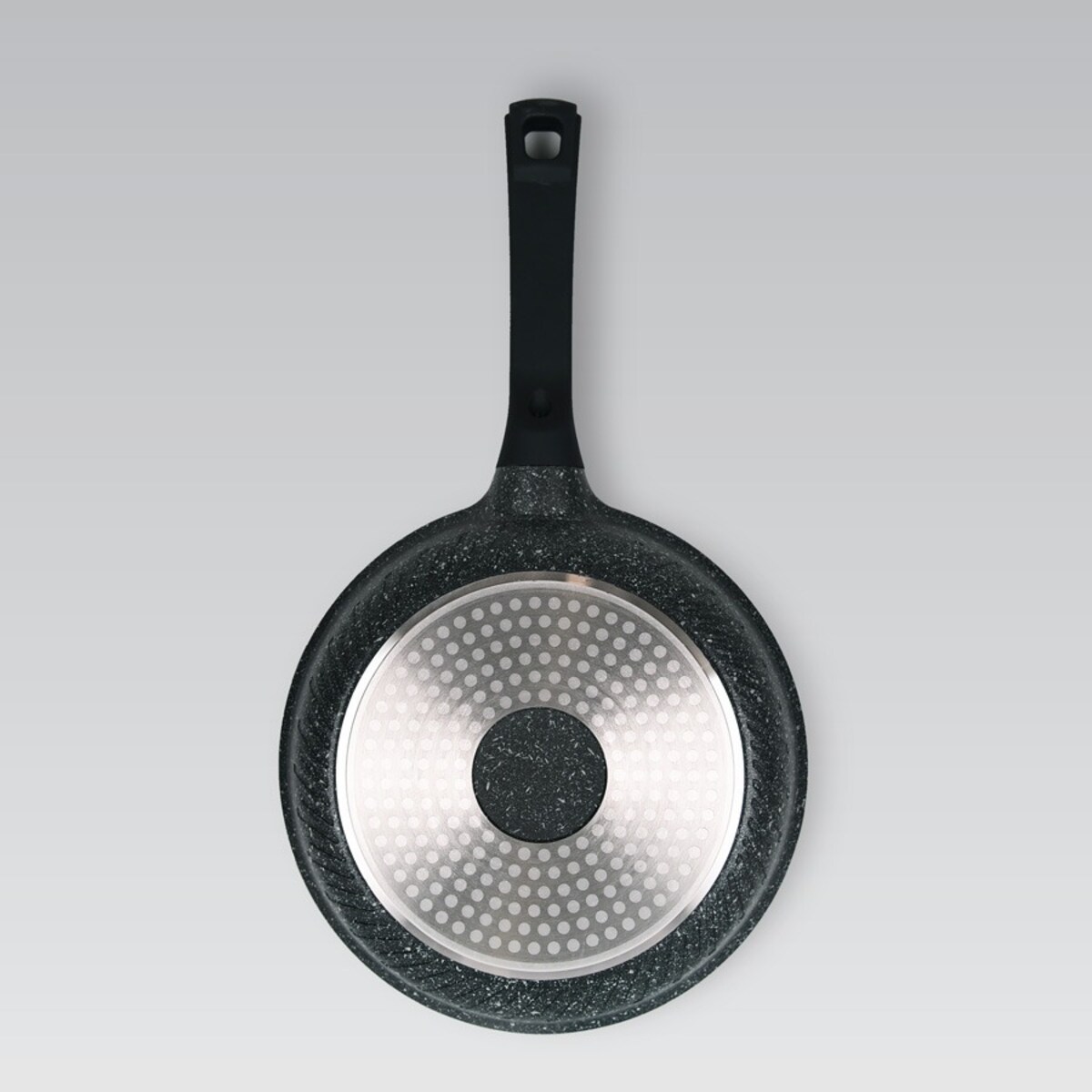 Maestro patelnia z powłoką granitową z pokrywką 24cm MR122524