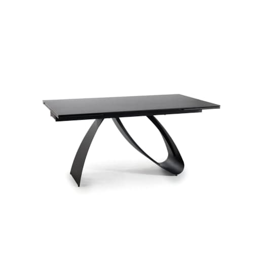 Stół rozkładany DIUNA CERAMIC 160(240)x90 czarny sahara noir