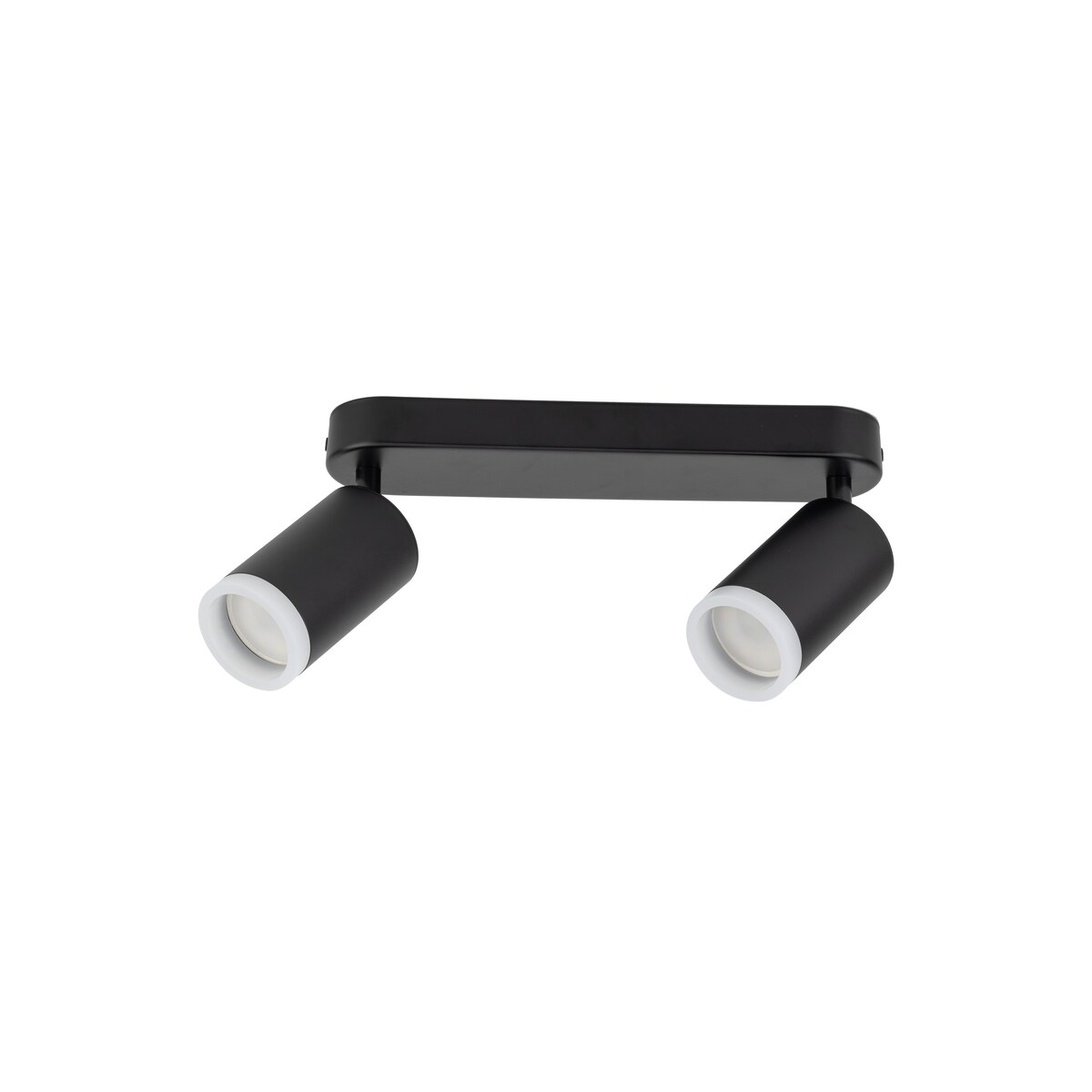 Lampa sufitowa reflektor spot podwójny JET BLACK 6912 TK Lighting GU10 czarna regulowana metalowa do salonu kuchni korytarza