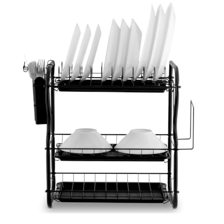 Duża suszarka do naczyń trzypoziomowa stojąca Massido