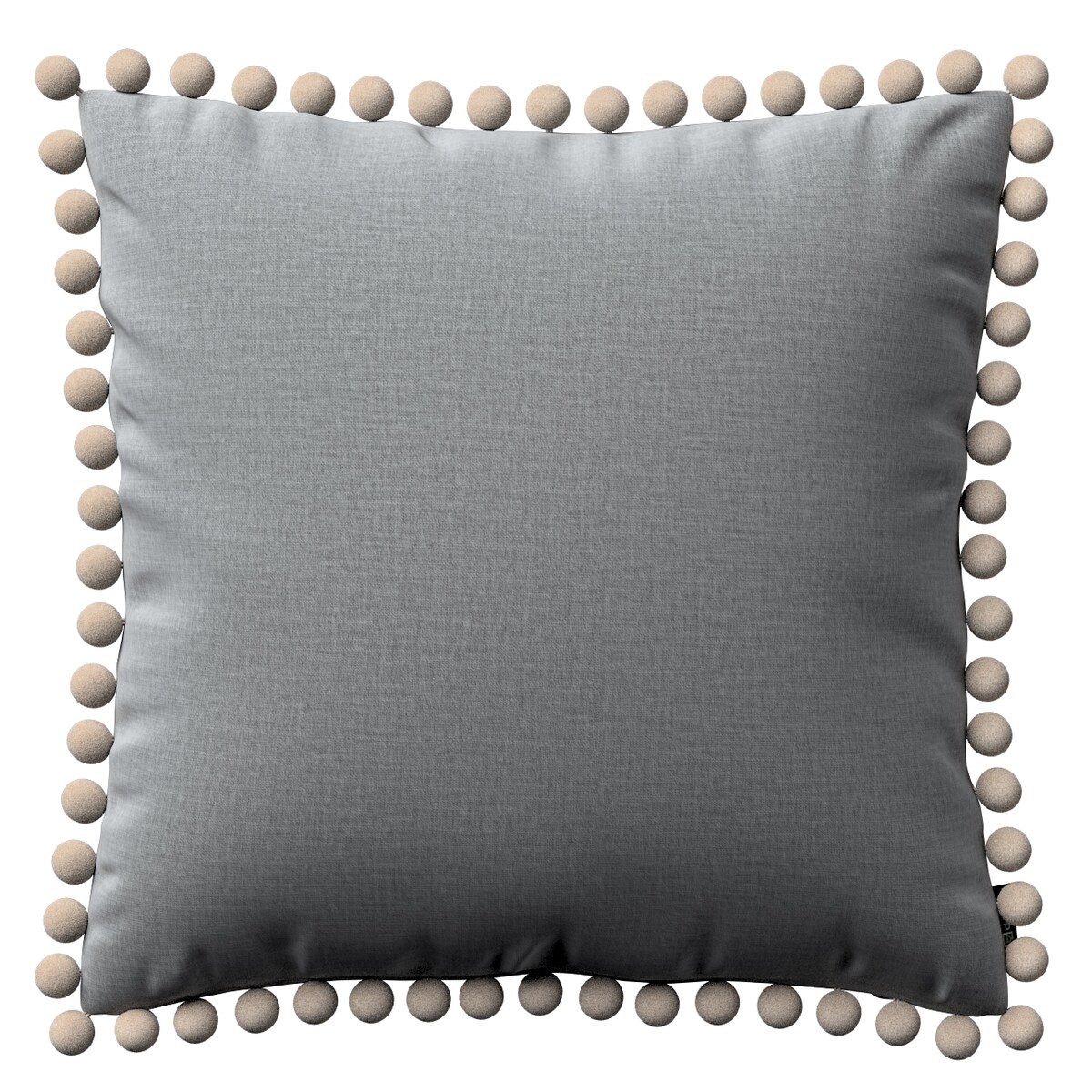 Poszewka Wera na poduszkę 45x45 ciemno szary welwet