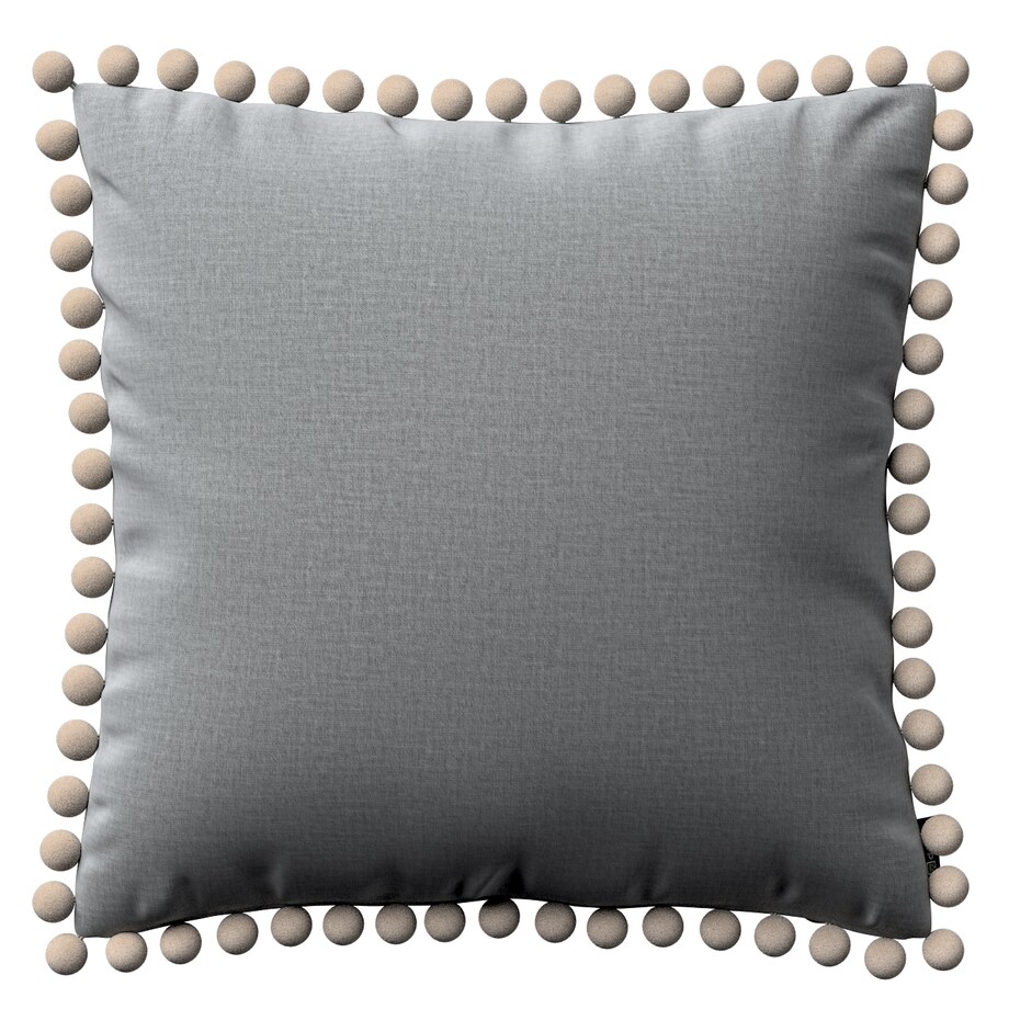 Poszewka Wera na poduszkę 45x45 ciemno szary welwet