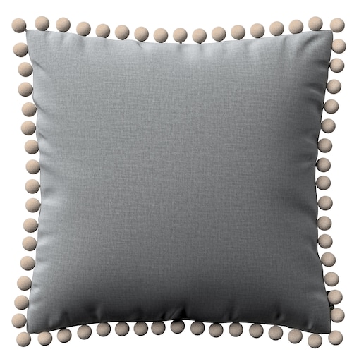 Poszewka Wera na poduszkę 45x45 ciemno szary welwet