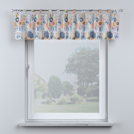 Lambrekin na szelkach 390x40 niebieski