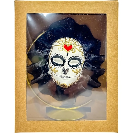 Bombka choinkowa - Szklana maska karnawałowa: Dia de los Muertos