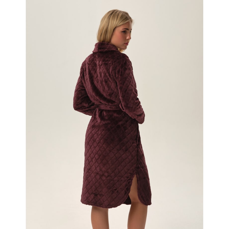 Szlafrok Fyah 41951-93X Fioletowy Fioletowy, XXL