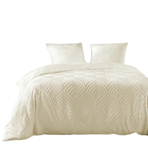 Komplet pościeli z tuftowanym wzorem 240x220 cm TIPLU beżowy