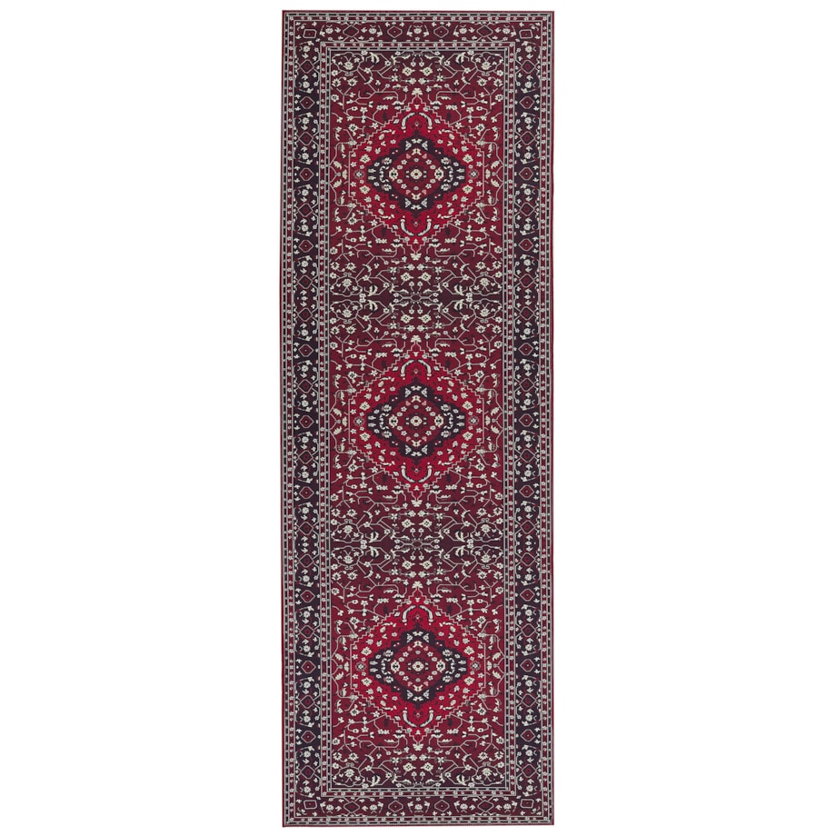 Dywan 80 x 240 cm czerwony VADKADAM