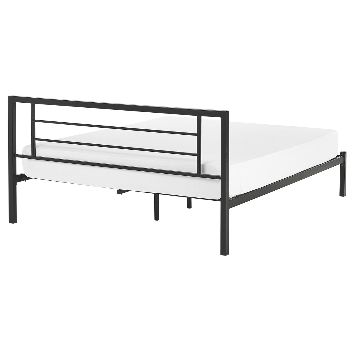 Łóżko Metal CUSSET 140 x 200 cm Czarny