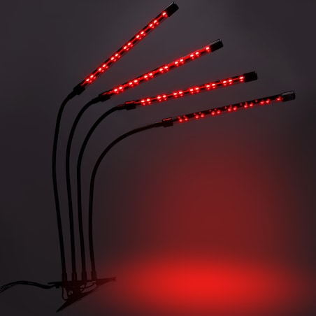 Lampa Led Do Wzrostu Roślin 80 Diod Timer 25 W Uprawa Roślin Do Domu Bez Zasilacza Sieciowego