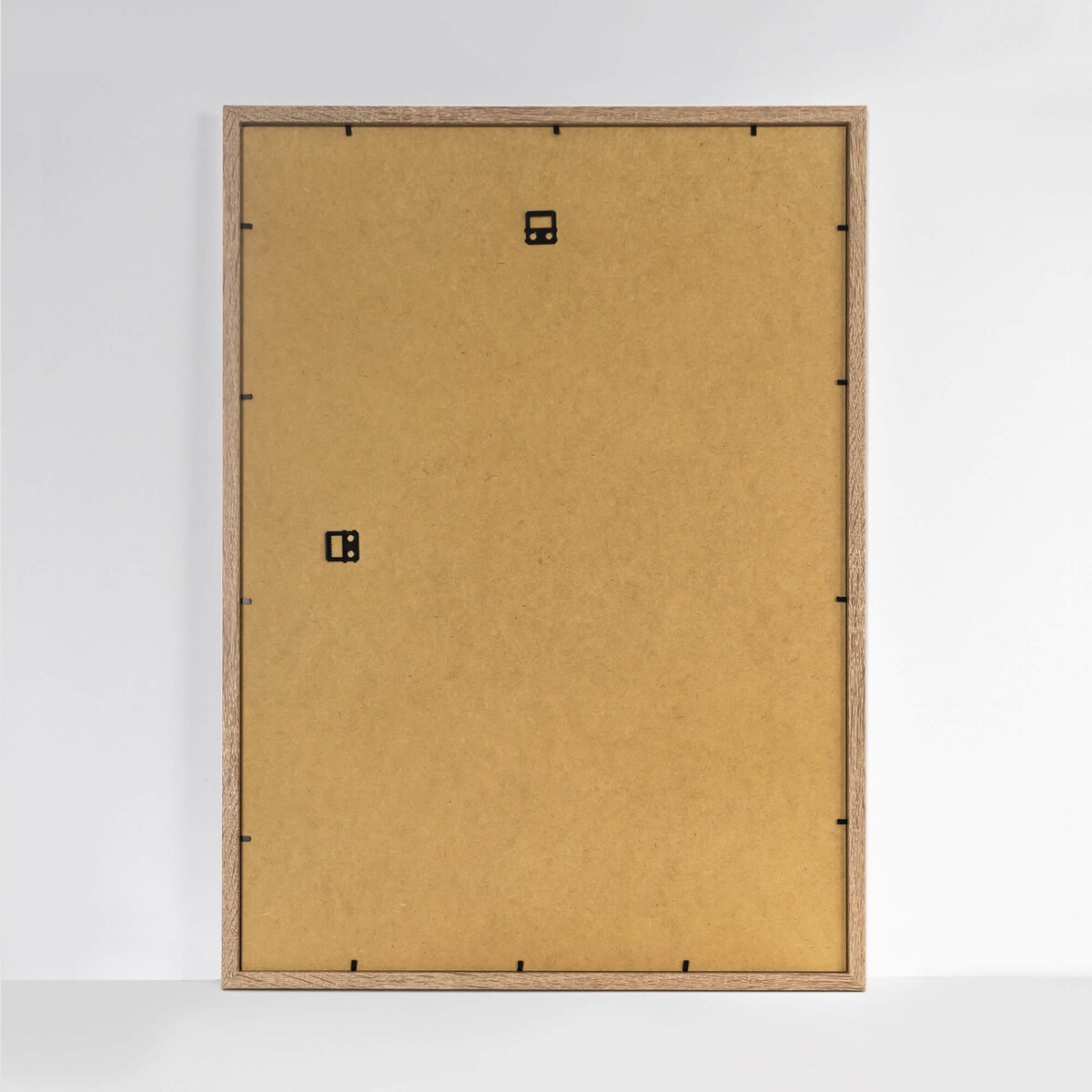 Ramka na zdjęcia 50x70 cm dębowa rama MDF z plexi do powieszenia pion poziom klasyczna prostokątna ramka FRAMAI®