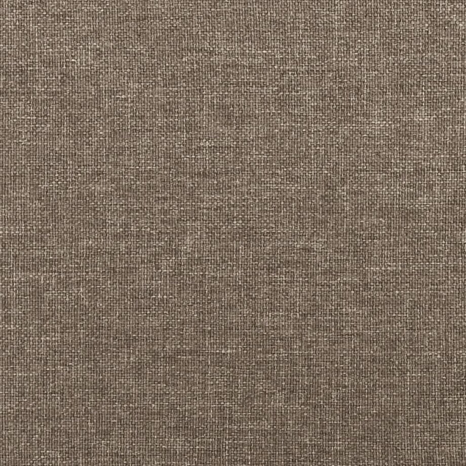 vidaXL Zagłówek uszak, taupe, 147x16x118/128 cm, tkanina