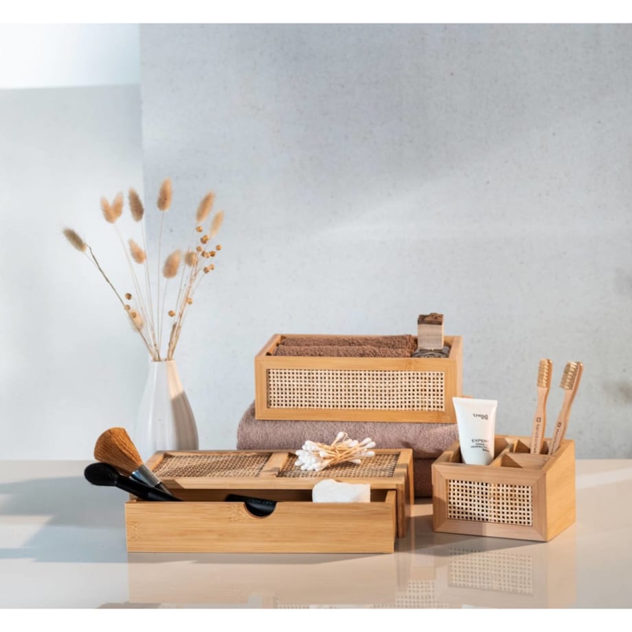 Taca na kosmetki ALLEGRE BAMBOO, 22 x 7 x 15 cm, WENKO