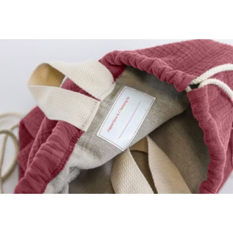 Plecaczek-worek różowy Buddy,  31 x 30 x 13cm, Monbento
