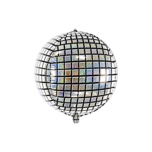 Balon foliowy Kula dyskotekowa, 40cm