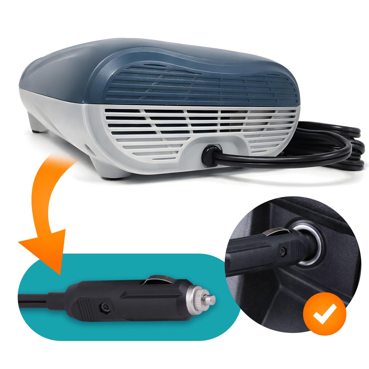 Pompka elektryczna do SUPa + 6 przejściówek samochodowa